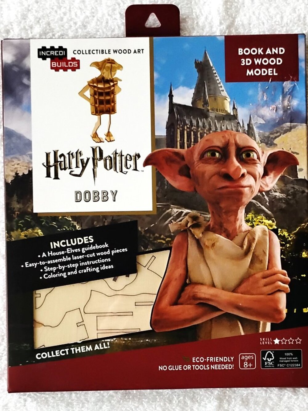 IncrediBuilds: Harry Potter: Dobby 3D Wood Model and Booklet Collectible Kit